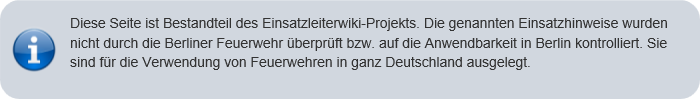 Hinweis auf nicht durch die Berliner Feuerwehr überprüfte Inhalte